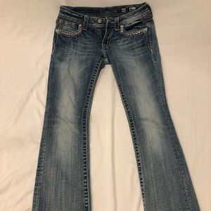 Miss Me Washed Slim Boot Jeans